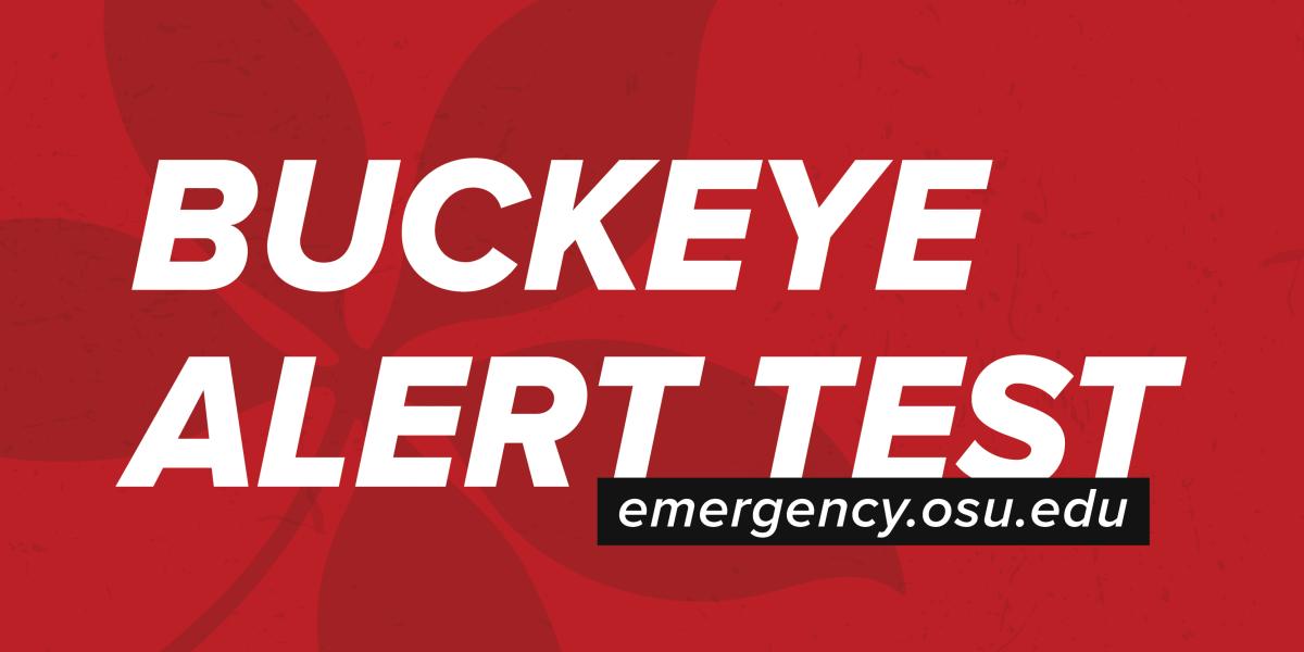 Buckeye Alert System Test Department of Public Safety